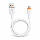 Cabo Usb V8 Emborrachado (Sjx-08-V8) - Shinka - Branco Dados,